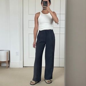 Aritzia Wilfred Grey Effortless Pants
